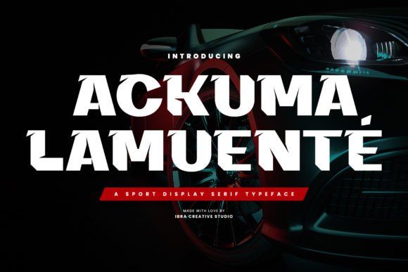 Ackuma Lamuenté: A Bold Serif Typeface for Modern Branding