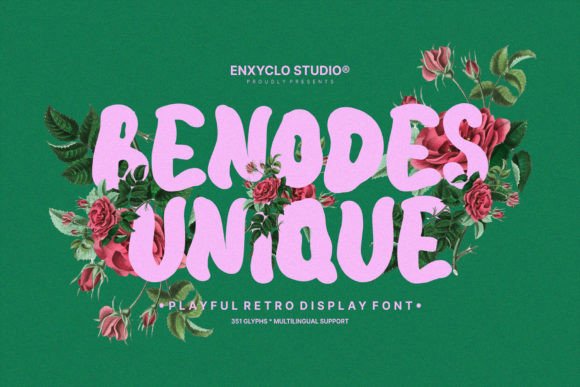 Benodes Unique: A Retro Display Font for Bold Web Design
