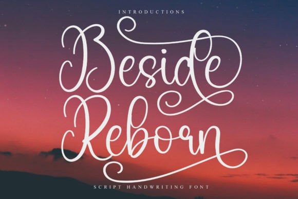 Beside Reborn: A Festive Typeface for Holiday Branding