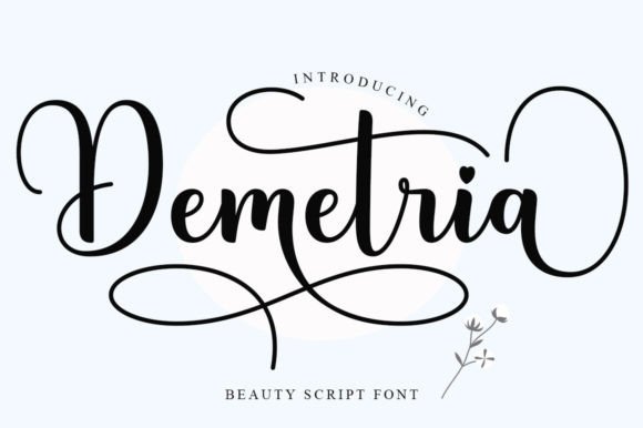 Demetria Font Review: Elevating Campaign Visuals with Elegant Script