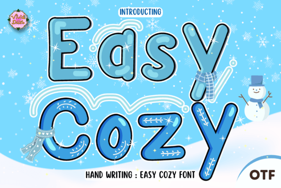 Easy Cozy: A Festive Script Font for Web Design
