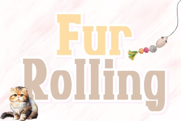 Fur Rolling Font: Elevate Your Handmade Brand with Unique Elegance