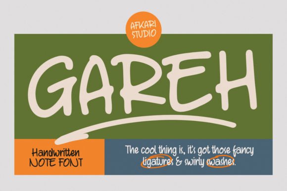 Gareh Font Review: A Handwritten Marker Typeface for Campaigns