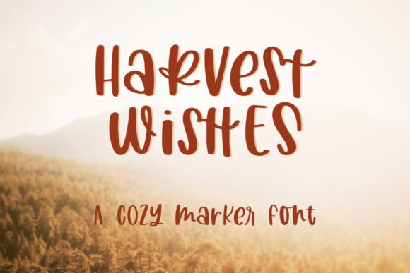 Harvest Wishes: The Perfect Handwritten Font for Crafters