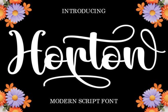 Horton Typeface: A Friendly Script for Modern Branding
