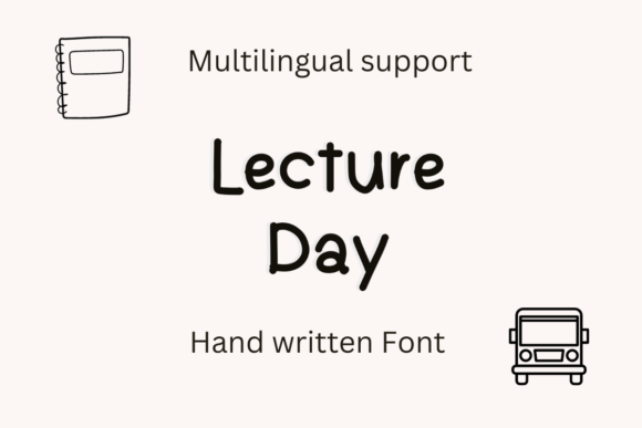Lecture Day Font Review: A Handwritten Typeface for Web & Branding