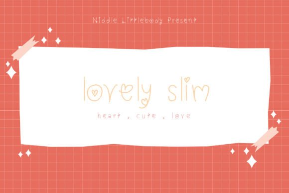 Lovelyslim: A Sweet Handwritten Typeface for Editorial Design