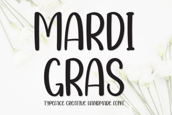 Mardi Gras Font: A Handwritten Typeface for Branding