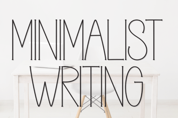 Minimalist Writing: A Clean Typeface for Handmade Brands