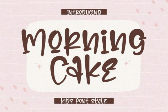 Morning Cake: A Playful Typeface for Editorial Design