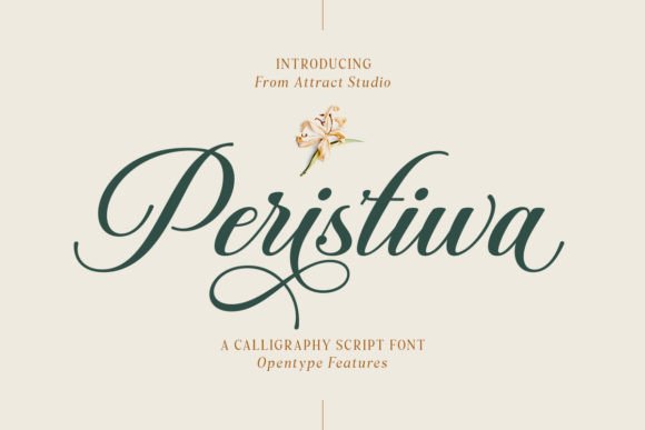 Peristiwa: A Vintage Script Font for Authentic Branding