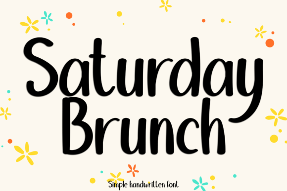 Saturday Brunch Font: A Designer's Take on Casual Branding