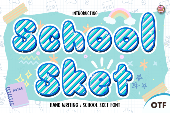 School Sket: A Hand-Lettered Typeface for Editorial Charm
