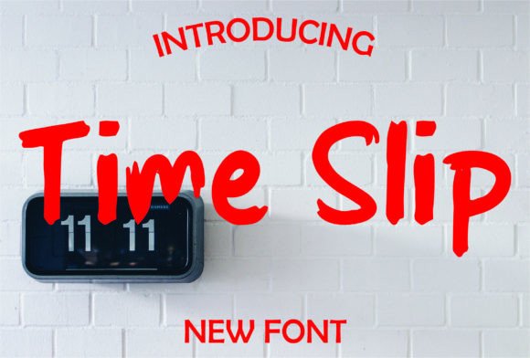 Time Slip: A Friendly Handwritten Font for Branding