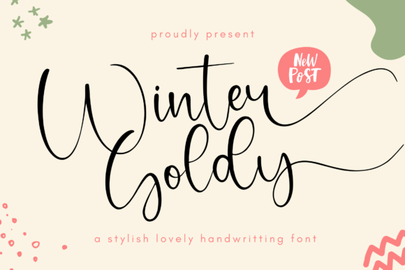 Winter Goldy Font: A Polished Script for Small Business Branding