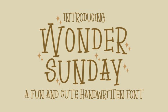 Wonder Sunday Font Review: A Playful Typeface for Web & Brand